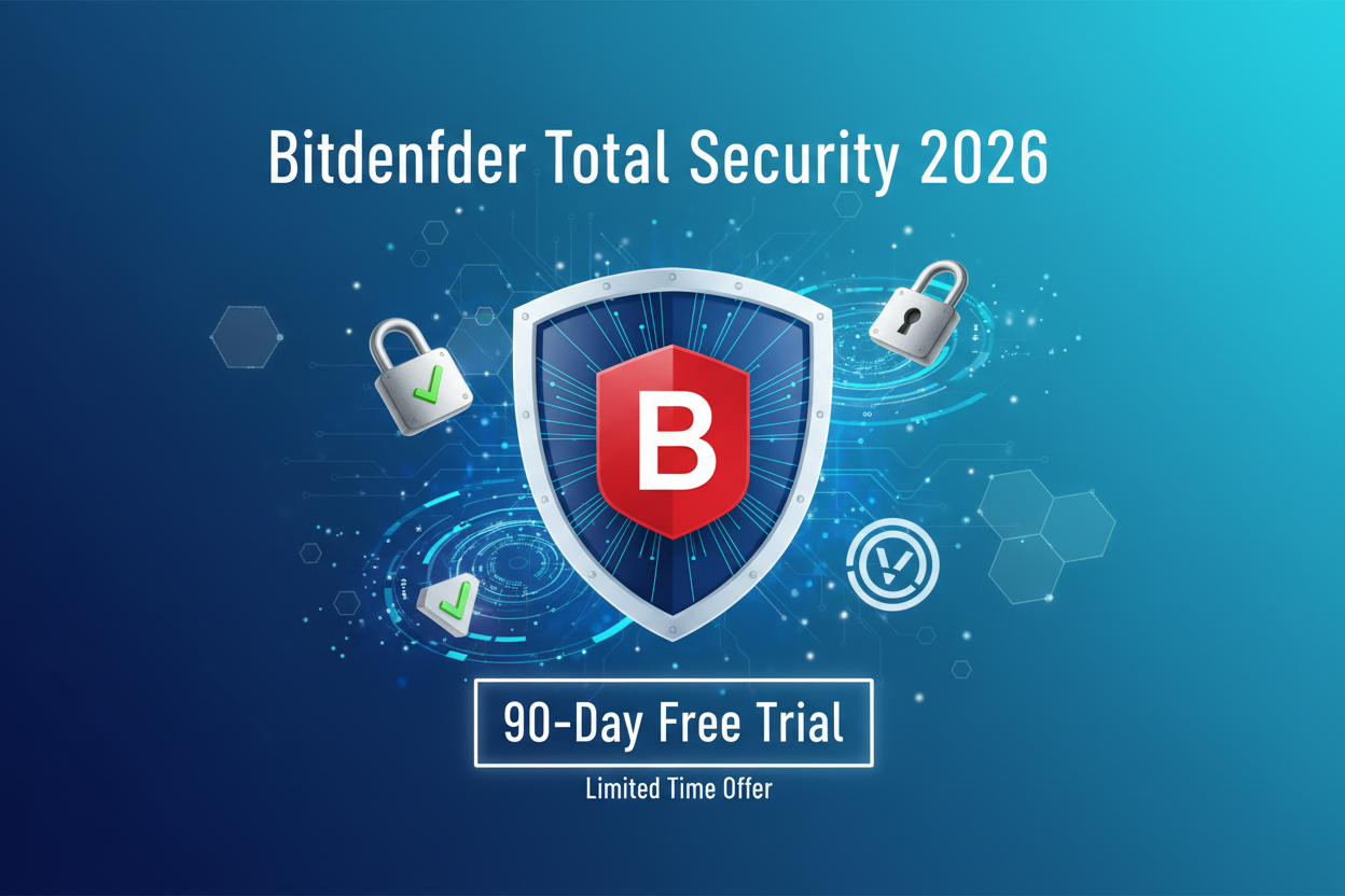 Bitdefender Total Security (2026) — 90-Day Free Trial / Giveaway Guide
