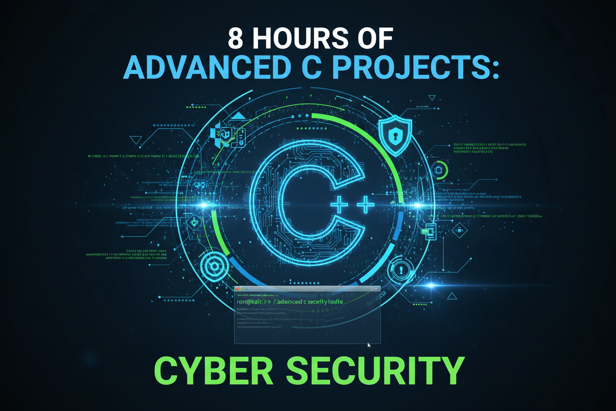 8 hours of advanced C projects: Cyber Security