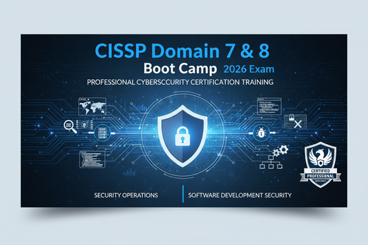 CISSP Certification: CISSP Domain 7 &amp; 8 Boot Camp 2026 Exam